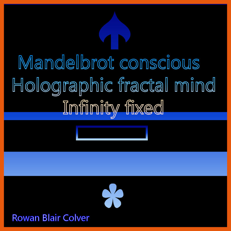 Mandelbrot conscious Holographic fractal mind Infinity fixed